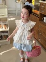 【90-140】フリル シャツorショートパンツ 女の子 リボン付き スウィート - 画像 (5)