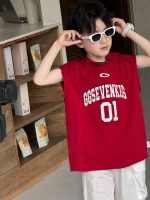 【100-160】半袖Tシャツ 男の子 英字 プリント ノースリープ - 画像 (4)