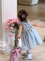 【90-150】ワンピース 女の子 ドット柄 ノースリープ おしゃれ - 画像 (5)