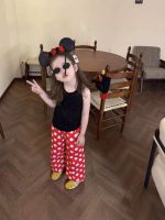 【90-140】ホルターネック ベストorドット柄 パンツ 女の子 ファッション