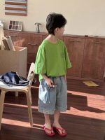 【100-170】Tシャツ プリント ファッション カジュアル ゆったり 半袖 男の子 - 画像 (4)