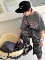 【90-160】半袖Tシャツ 男の子 プリント 英字 カジュアル - 画像 (6)