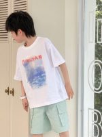 【90-160】半袖Tシャツ 男の子 プリント 合わせやすい - 画像 (3)