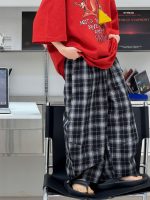 【100-170】ズボン チェック柄 韓国風 ゆったり 薄手 カジュアル 男の子 - 画像 (4)