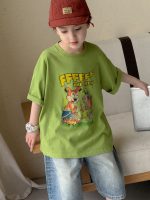 【90-160】半袖Tシャツ 男の子 プリント カートゥーン - 画像 (2)
