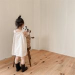 【80-130】ワンピース 女の子 キャミソール ドット柄 - 画像 (4)