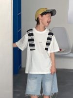 【90-160】半袖Tシャツ 男の子 プリント トレンド