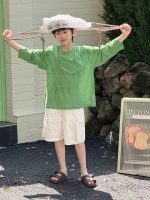 【100-160】長袖Tシャツ 男の子 英字 シンプル ゆったり - 画像 (3)