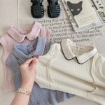 【80-130】シャツ 女の子 ノースリープ 折り襟 - 画像 (11)
