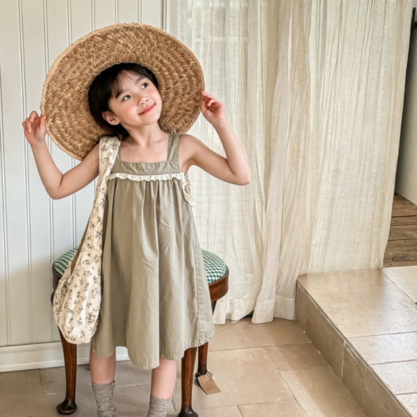 【80-130cm】ワンピース 女の子 キャミソール ファッション
