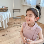 【80-130】シャツ 女の子 ノースリープ 折り襟 - 画像 (3)