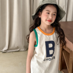 【80-130】ベスト 女の子 ノースリープ ファッション - 画像 (6)