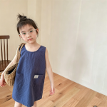 【80-130】ワンピース 女の子 キャミソール ドット柄 - 画像 (3)