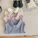 【80-130】シャツ 女の子 ノースリープ 折り襟 - 画像 (8)