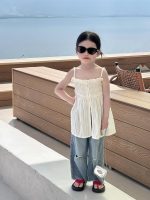 【90-140】トップスorパンツ 女の子 キャミソール ダメージジーンズ - 画像 (3)