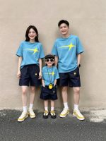 【90-160cm+親サイズ】半袖Tシャツ 親子ペア トレンド デイリー使い - 画像 (6)