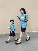 【90-160cm+親サイズ】半袖Tシャツ 親子ペア トレンド デイリー使い - 画像 (5)
