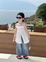 【90-140】トップスorパンツ 女の子 キャミソール ダメージジーンズ