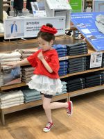 【90-140】トップスorスカートorパンツ 女の子 ストレッチで快適 - 画像 (2)