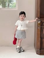 【90-140】トップスorスカートorセットアップ 女の子 エレガント シンプル