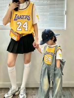 【80-150cm+親サイズ】半袖Tシャツ 親子ペア スポーティ カジュアル - 画像 (6)