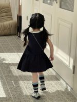 【90-140】ワンピース 女の子 ノースリープ フリル - 画像 (6)