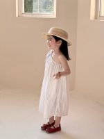【90-140】ワンピース 女の子 無地 ワンショルダー - 画像 (4)