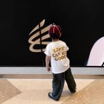 【90-160cm+親サイズ】半袖Tシャツ 親子コーデ デイリー使いに シンプル - 画像 (6)