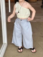 【90-140】トップスorパンツorセットアップ 女の子 ワンショルダー ファッション - 画像 (5)