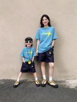 【90-160cm+親サイズ】半袖Tシャツ 親子ペア トレンド デイリー使い - 画像 (3)