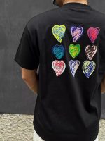 【90-160cm+親サイズ】半袖 Tシャツ 親子ペア デイリー使いに カジュアル - 画像 (6)