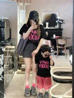 【80-160cm+親サイズ】半袖Tシャツ 親子ペア カジュアル 涼しく快適 - 画像 (6)