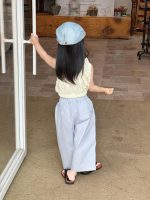 【90-140】トップスorパンツorセットアップ 女の子 ワンショルダー ファッション - 画像 (6)