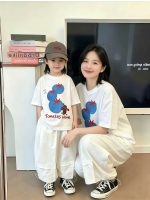 【90-160cm+親サイズ】半袖Tシャツ 親子ペア 夏の定番アイテム 動きやすい