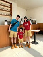 【90-160cm+親サイズ】半袖 Tシャツ 親子コーデ 着回しやすい 肌にやさしい - 画像 (3)