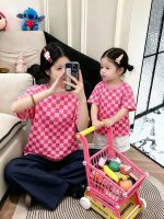 【90-150cm+親サイズ】半袖Tシャツ 親子コーデ おしゃれ お出かけコーデ - 画像 (2)