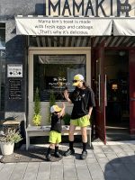 【80-160cm+親サイズ】半袖Tシャツ 親子リンクコーデ ストリート シンプル - 画像 (2)