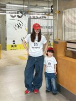 【90-160cm+親サイズ】半袖Tシャツ 親子コーデ シンプル プリント