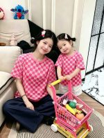 【90-150cm+親サイズ】半袖Tシャツ 親子コーデ おしゃれ お出かけコーデ - 画像 (4)
