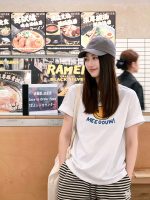 【90-160cm+親サイズ】半袖Tシャツ 親子ペア シンプル カジュアル デイリーウェア - 画像 (5)