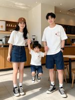 【90-160cm+親サイズ】半袖Tシャツ 親子ペア カジュアル 肌に優しい - 画像 (4)