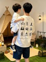 【90-160cm+親サイズ】半袖Tシャツ 親子コーデ 涼しく快適 着回しやすい - 画像 (5)