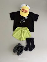 【80-160cm+親サイズ】半袖Tシャツ 親子リンクコーデ ストリート シンプル - 画像 (5)