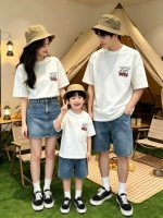 【90-160cm+親サイズ】半袖 Tシャツ 親子ペア 今季おすすめ カジュアル お出かけコーデ - 画像 (3)