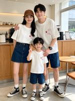 【90-160cm+親サイズ】半袖Tシャツ 親子ペア カジュアル 肌に優しい - 画像 (5)