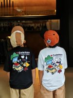 【90-160cm+親サイズ】半袖 Tシャツ 親子ペア 今季おすすめ カジュアル お出かけコーデ - 画像 (4)