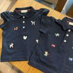 【80-150cm+親サイズ】半袖Tシャツ 家族コーデ POLOネック カジュアル - 画像 (7)