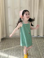 【90-140】ワンピース 女の子 チェック柄 キャミソール - 画像 (9)