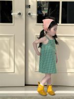 【90-140】ワンピース 女の子 チェック柄 キャミソール - 画像 (10)