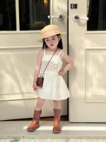 【90-140】ワンピース 女の子 透かし キャミソール - 画像 (8)
